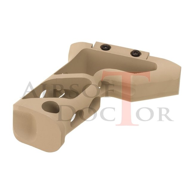 METAL CNC Picatinny Long Angled Grip - Tan