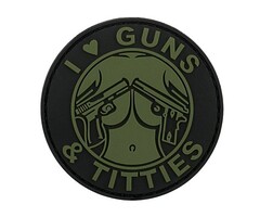 Gun & Titties - Rubber - Green