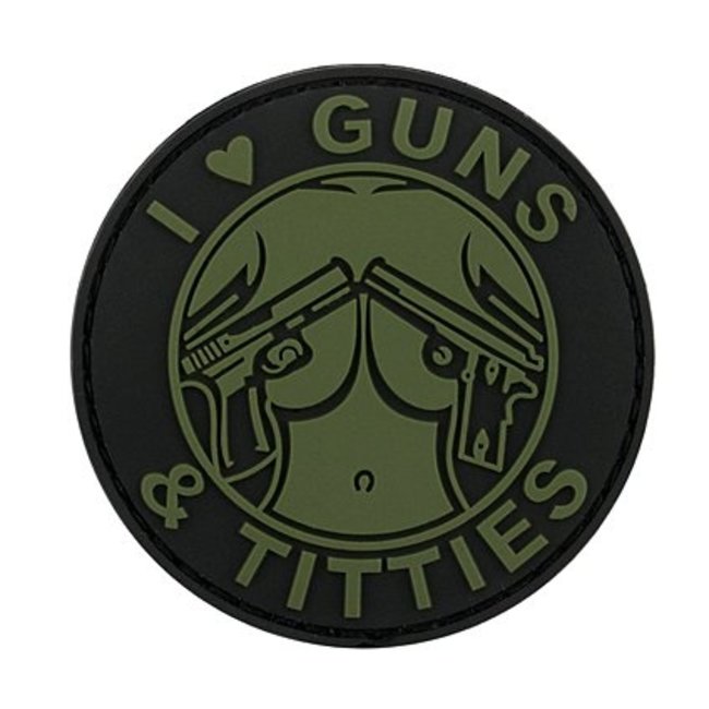 Gun & Titties - Rubber - Green