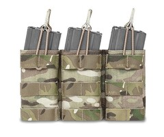 Warrior Assault Systems Triple Open Pouch M4 - Multicam