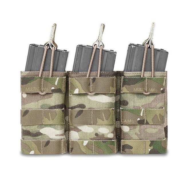 Warrior Assault Systems Triple Open Pouch M4 - Multicam