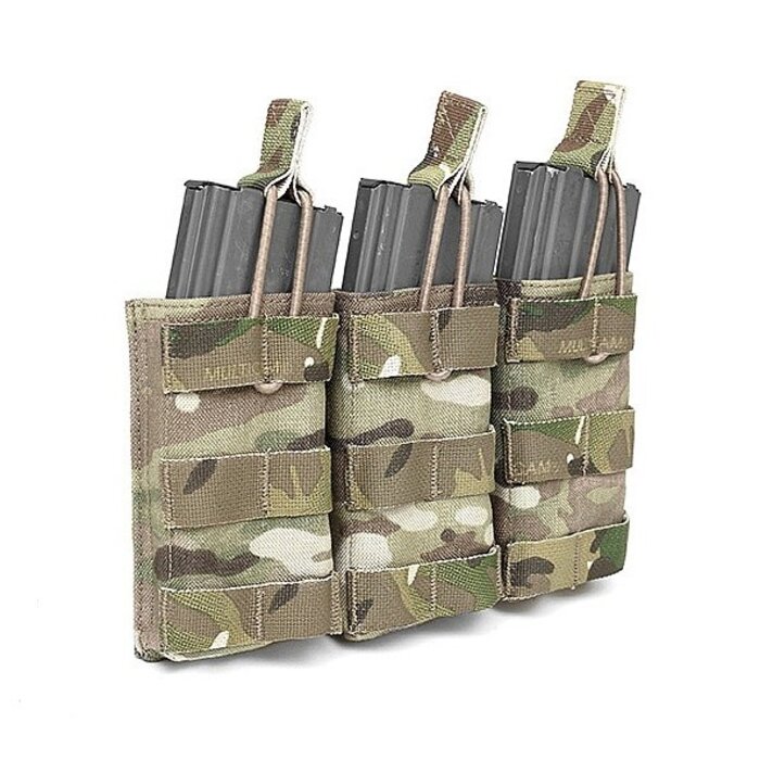 Warrior Assault Systems Triple Open Pouch M4 - Multicam