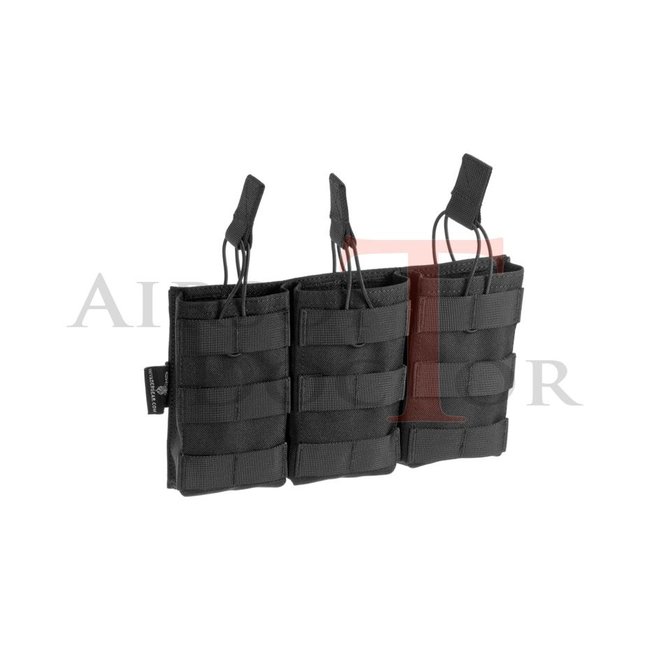 Invader Gear 5.56 Triple Direct Action Mag Pouch - Black