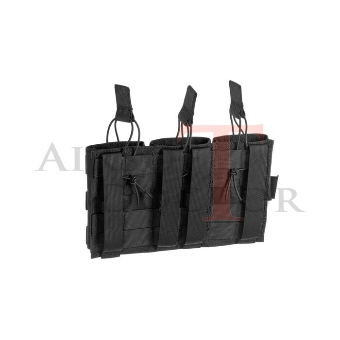 Invader Gear 5.56 Triple Direct Action Mag Pouch - Black