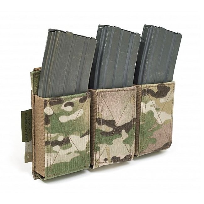 Warrior Assault Systems Triple Elastic Mag Pouch - Multicam