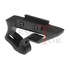 METAL CNC Picatinny Short Angled Grip - Black