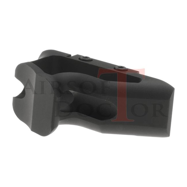 METAL CNC Picatinny Short Angled Grip - Black