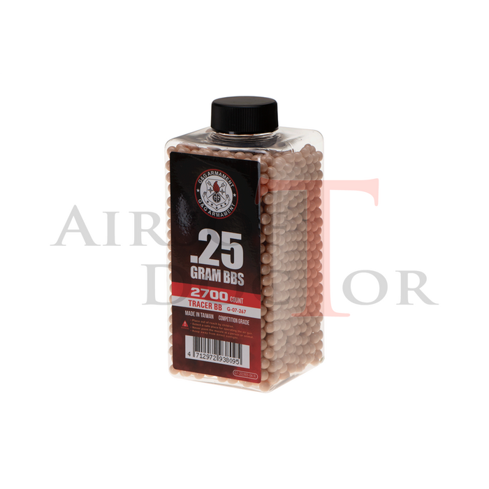 G&G 0.25g Tracer BB 2700rds - Red