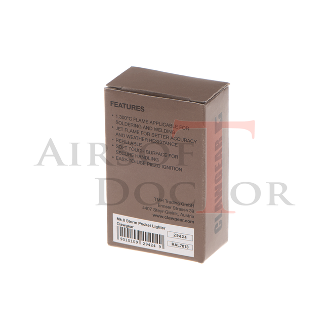 Claw Gear Mk.II Storm Pocket Lighter - RAL7013