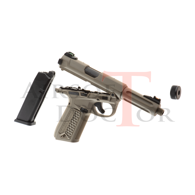 Action Army AAP01 GBB - Semi & Full Auto - Tan