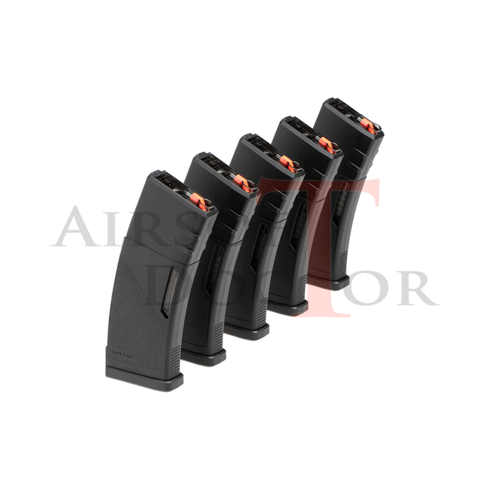 Krytac Magazine M4 Midcap 150rds 5-pack - Black