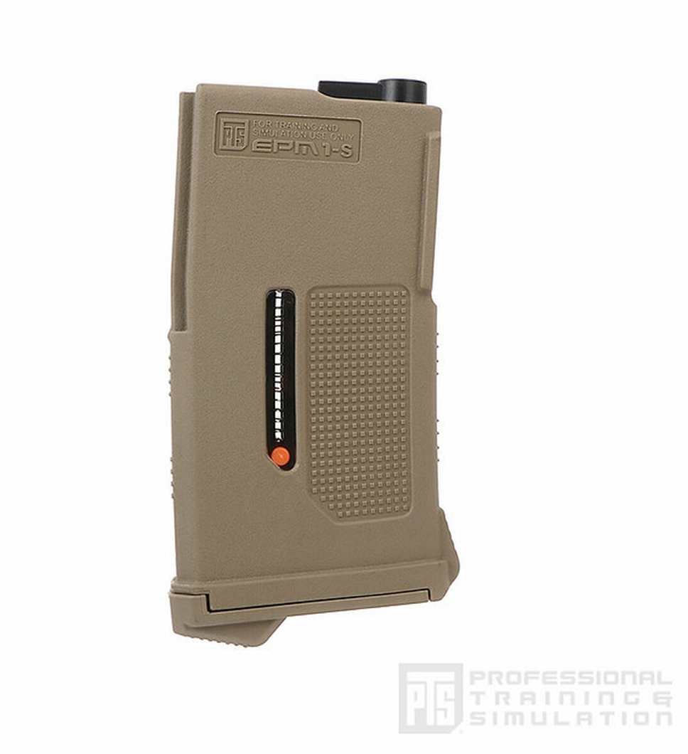 EPM1S Enhanced Polymer Magazine One for AEG Tan Airsoft Doctor BV