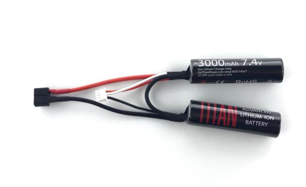 Titan Power 7.4v 3000mAh Nunchuck - Deans