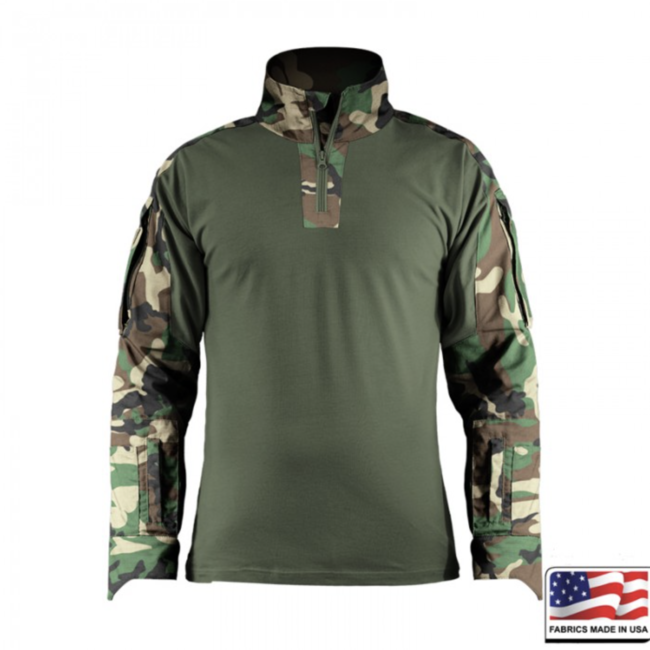 Spar-Tac Ares Combat Shirt - Woodland