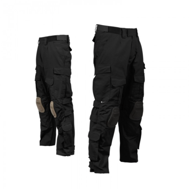 Spar-Tac Ares Combat Pants  + Knee pads - Black