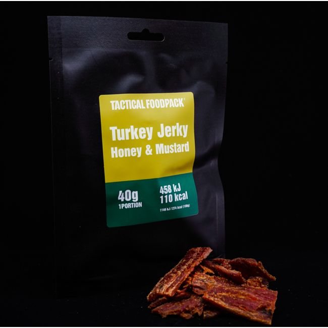 Tactical Foodpack Turkey Jerky Honey & mustard - 40g