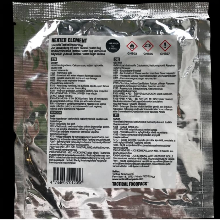 Tactical Foodpack Heater Element