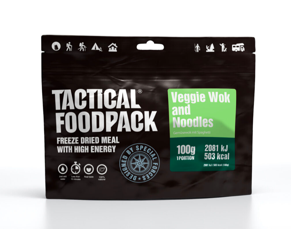 Tactical Foodpack Veggie Wok and Noodles (100g)