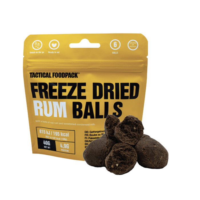 Tactical Foodpack Freeze-Dried Rum Balls (40g)
