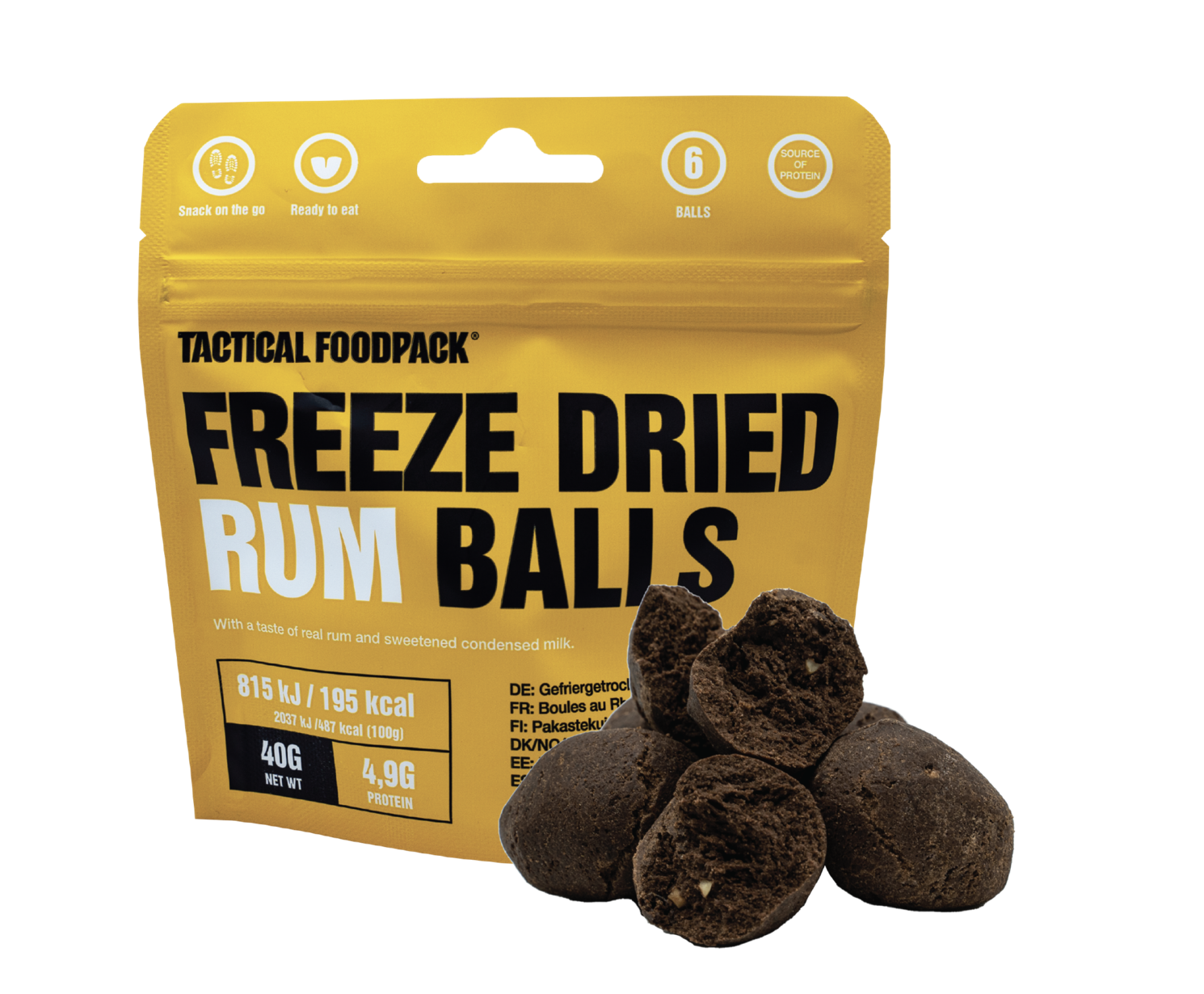 Tactical Foodpack Freeze-Dried Rum Balls (40g)