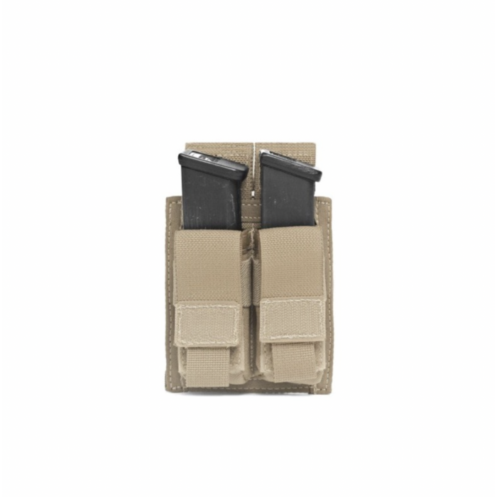 Warrior Assault Systems Double direct Action Pistol Pouch - Tan