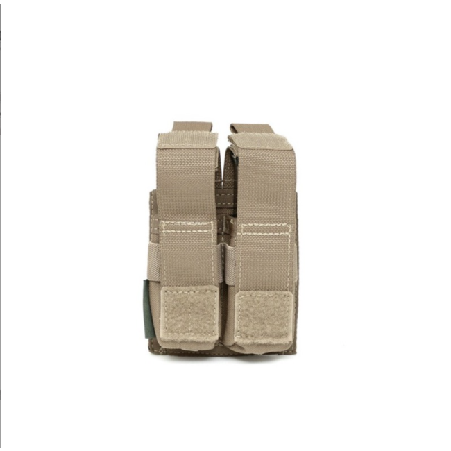 Warrior Assault Systems Double direct Action Pistol Pouch - Tan