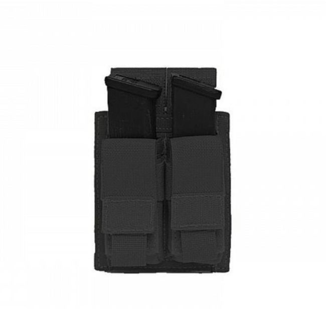 Warrior Assault Systems Double direct Action Pistol Pouch - Black