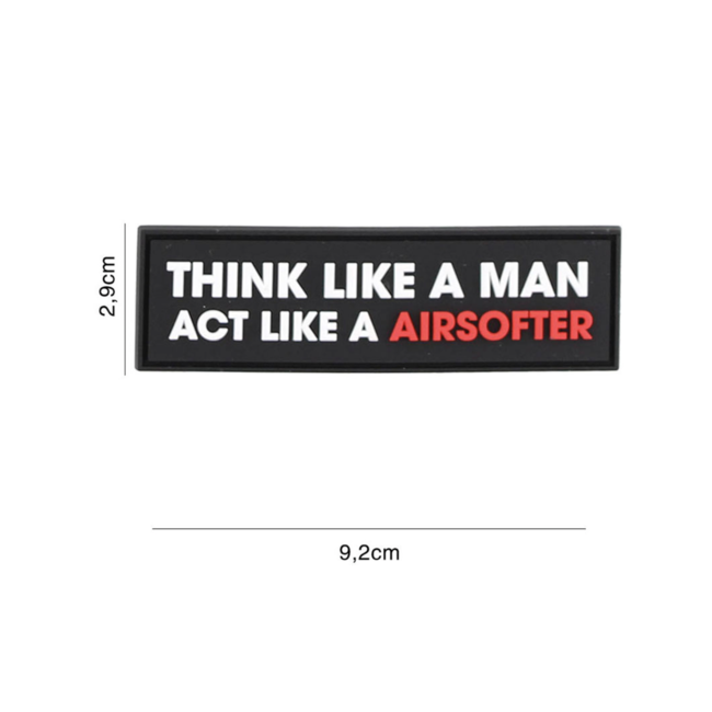 Patch - Think like a man - Black