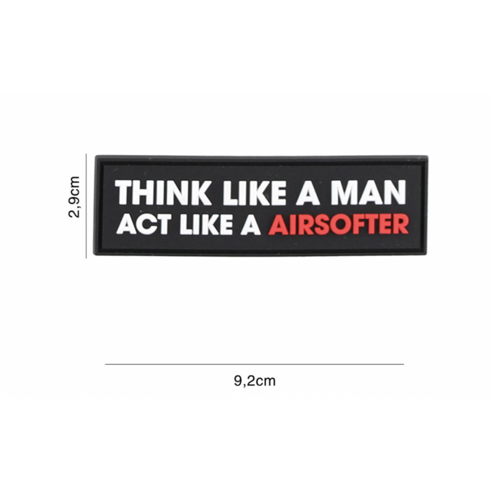 Patch - Think like a man - Black