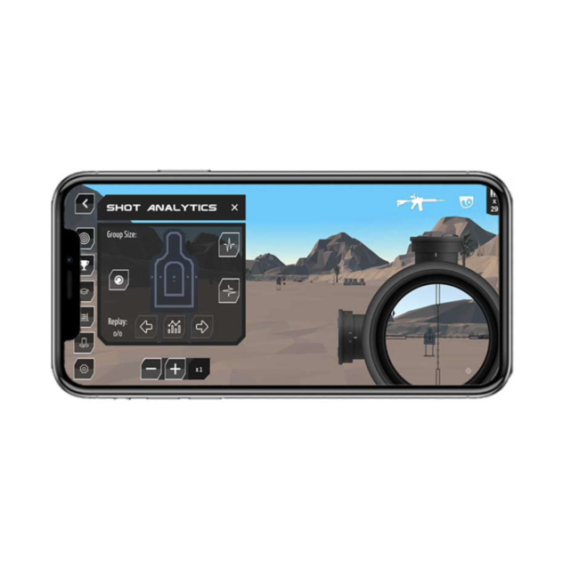 Virtual-Shot Picatinny Rifle Mount Training Shooting System