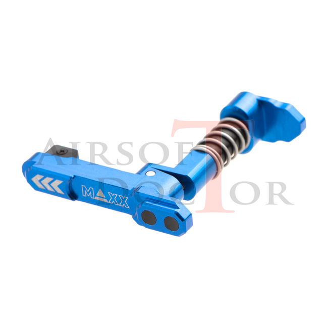 Maxx Model CNC Aluminum Advanced Magazine Release Style B - Blue