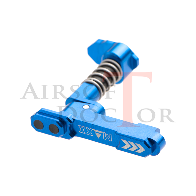 Maxx Model CNC Aluminum Advanced Magazine Release Style B - Blue