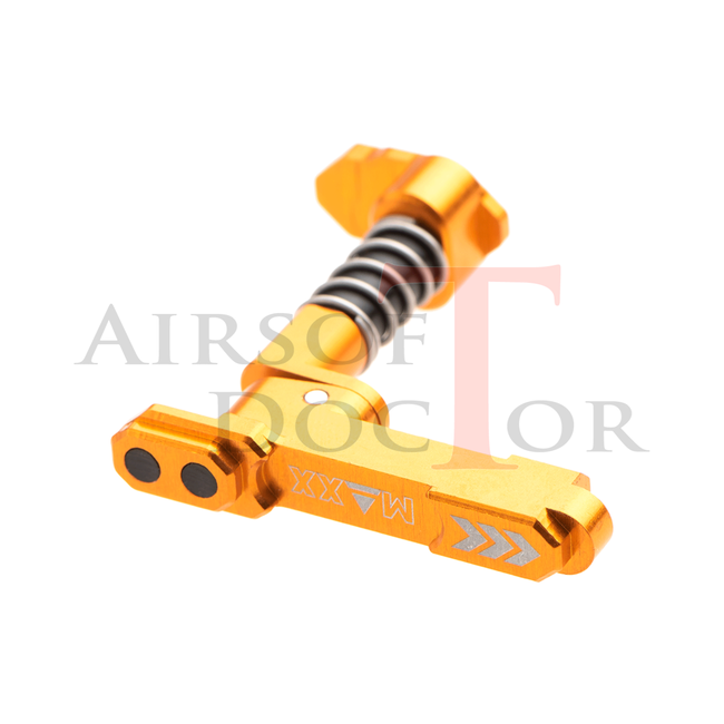 Maxx Model CNC Aluminum Advanced Magazine Release Style B - Dark Earth