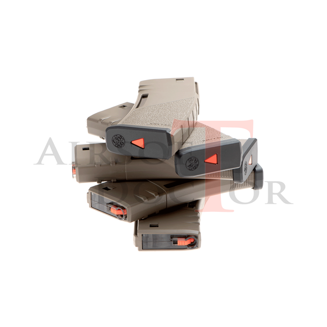 Krytac Magazine M4 Midcap 150rds 5-pack - Dark Earth