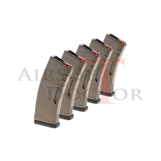 Krytac Magazine M4 Midcap 150rds 5-pack - Dark Earth