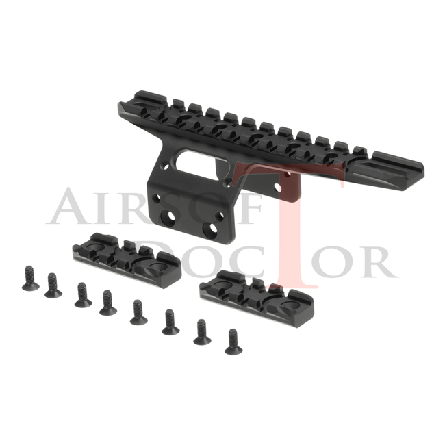 Action Army AAC T10 Front rail - Black