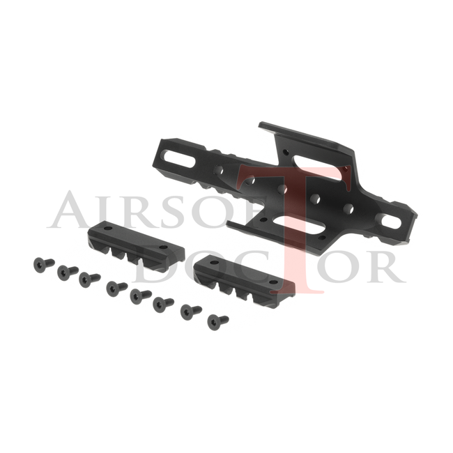 Action Army AAC T10 Front rail - Black