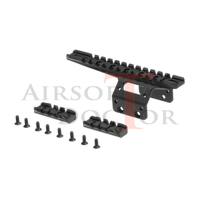 Action Army AAC T10 Front rail - Black