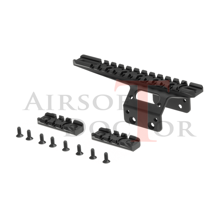 Action Army AAC T10 Front rail - Black