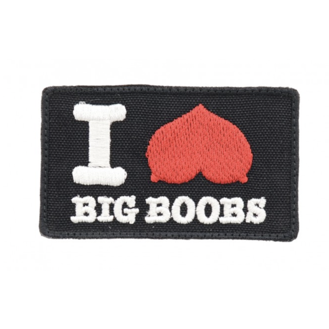 Patch I Love Big Boobs Airsoft Doctor Bv