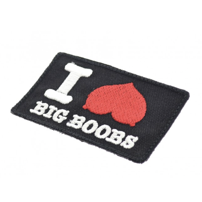 Patch I Love Big Boobs Airsoft Doctor Bv 