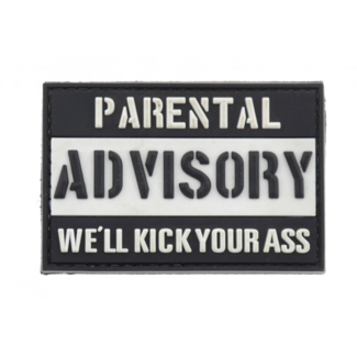 Patch - Parental Advisory We'll Kick Your Ass - pvc