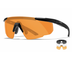 WileyX Saber Advanced - 3 lens kit - Black Frame