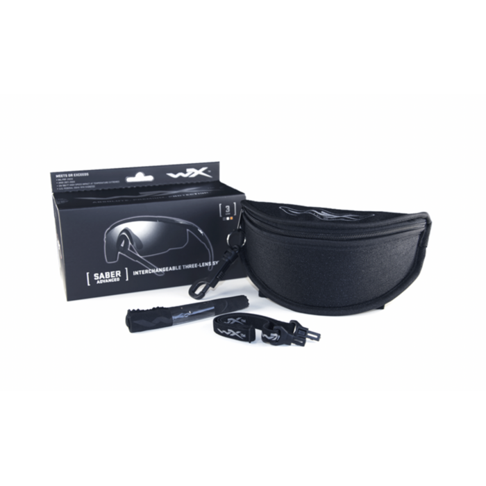 WileyX Saber Advanced - 3 lens kit - Tan Frame