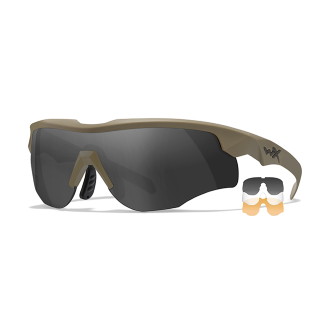 WileyX WX Rogue Comm. - 3 lens kit - Tan Frame