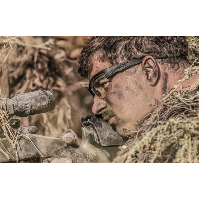 WileyX WX Valor 2.5 - 3 lens kit - Black Frame