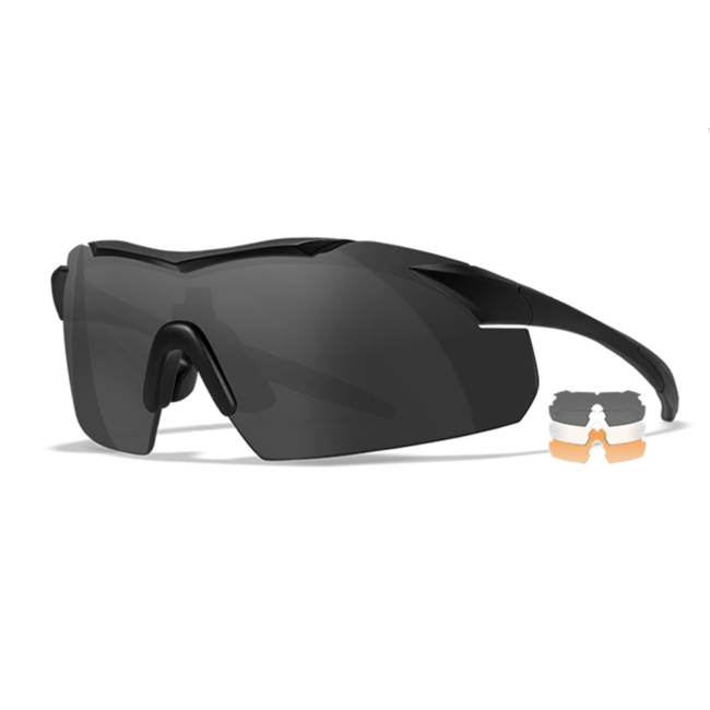 WileyX WX Vapor 2.5 - 3 lens kit - Black Frame