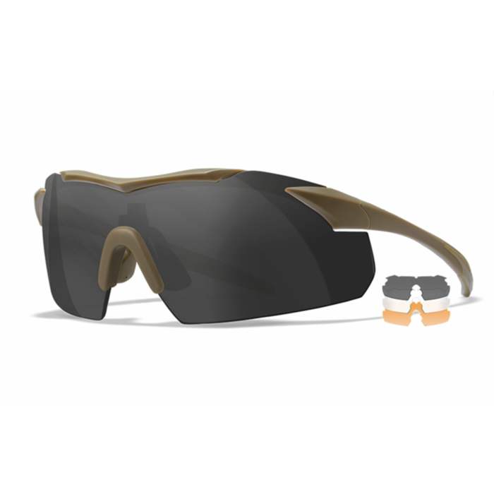 WileyX WX Vapor 2.5 - 3 lens kit - Tan Frame