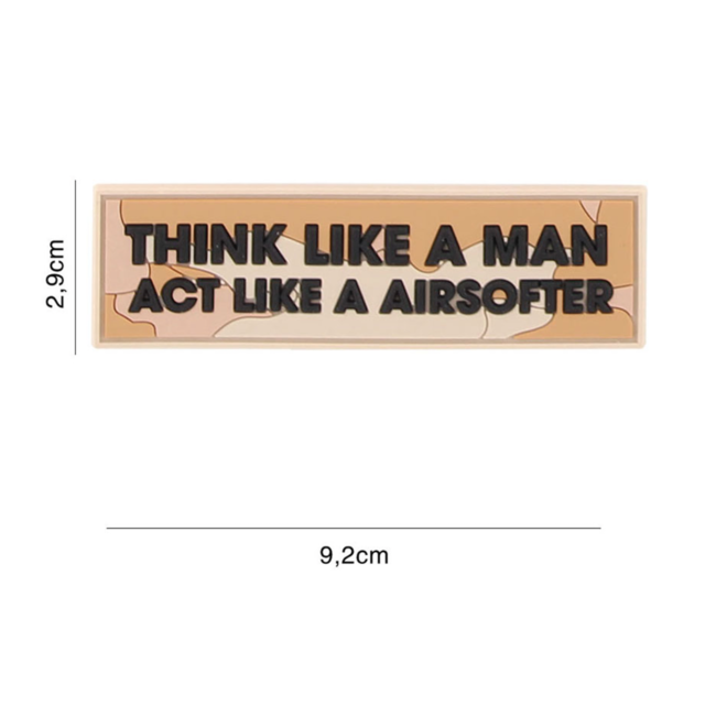 101 Inc. Patch - Think like a man - Tan