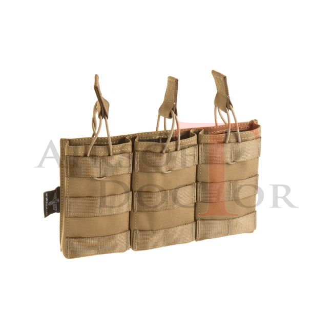 Invader Gear 5.56 Triple Direct Action Mag Pouch - Coyote